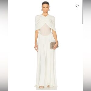 Helsa Philomena White Maxi Dress